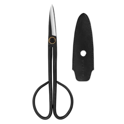 VISEMAN Japanese Bonsai Shears-Long Handle Gardening Scissors for Bonsai Trimming Bonsai Scissors