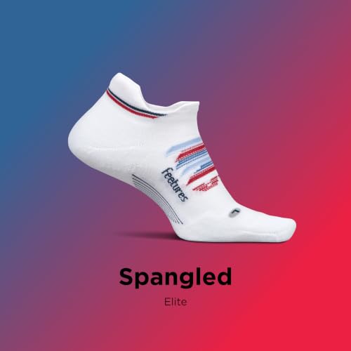 Image of Feetures Elite Max Cushion No Show Tab - Running Socks for Men & Women, Athletic Compression Socks, Moisture Wicking