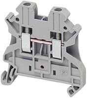 SCHNEIDER ELECTRIC NSYTRV22 TERMINAL BLOCK, DIN RAIL, 2POS, 26-12AWG (10 pieces)