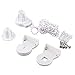 kissral 25mm Kit de Repuesto para Persiana Enrollable Accesorios Kit de Reparación de Persianas Mecanismo Estor Enrollable Embrague Bracket Lado de La Polea con Tornillos pour Ventana Tratamientos