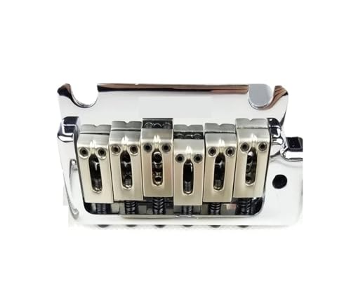 Système de trémolo de guitare électrique double balançoire chrome argent