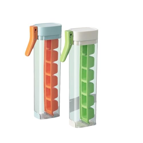 Easy Demould Ice Maker With Handle Single Hand Press Ice Cube Tray Convenient Ice Tray For Chilling Beverages