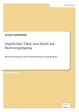  Shareholder Value und Praxis der Rechnungslegung: Benchmarkanalyse unter Einbeziehung der Jenoptik AG