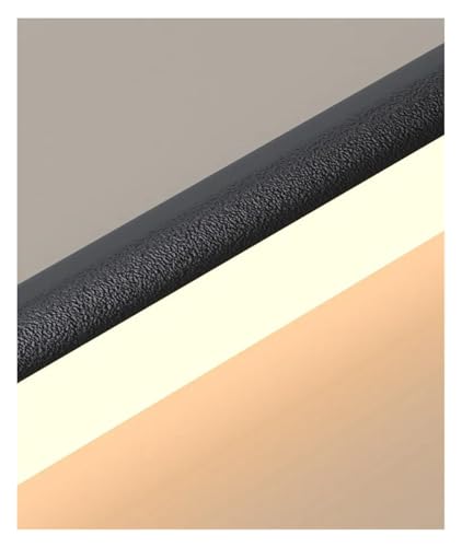 Lustre de plafond d'escalier noir Duplex Loft avec LED 3 têtes - 3