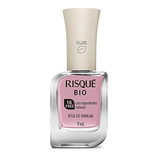 Risqué Esmalte Bio Rosa Cremoso Rosa Do Himalaia 9Ml