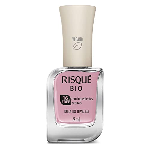 Risqué Esmalte Bio Rosa Cremoso Rosa Do Himalaia 9Ml