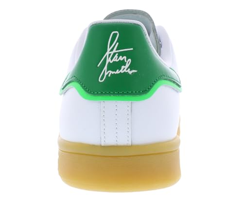 Image of adidas Stan Smith Mens Shoes Size 8, Color: Footwear White /Green /Gum