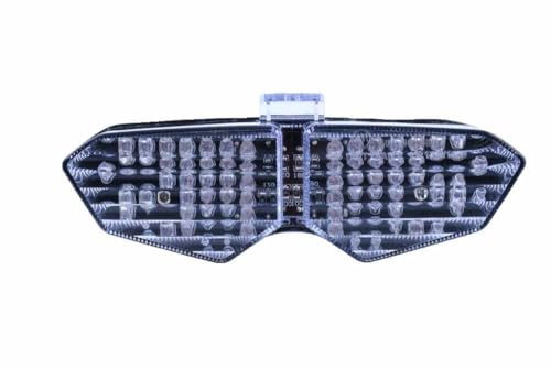 Feu arrière LED pour YAMAHA YZF R6 2005 avec clignotants intégrés blanc clair