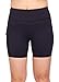Graystone Concealed Carry Gun Holster Spandex Compression Shorts Gun Concealment CCW Tactical Clothing for Women Two Pockets (Black, Medium)