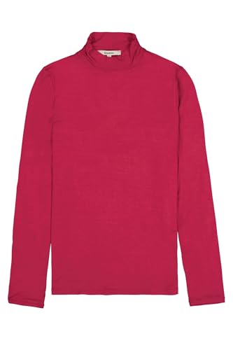 T-shirt à manches longues femme Garcia haut col rond basique mode automne