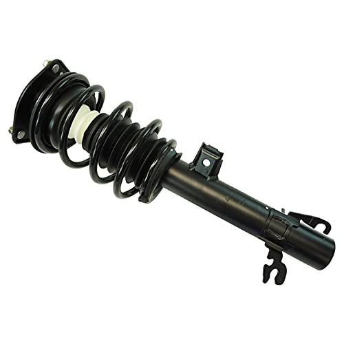 Image of TRQ Front and Rear Complete Strut Assembly and Shock Absorber Kit Complete Strut Coil Spring Assembly Shock Spring Compatible with 2007-2015 Mini Cooper