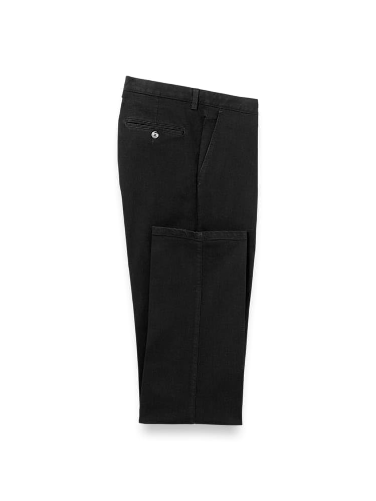 Paul Fredrick Mens Denim Flat Front Pants