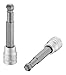 Teng Tools 12MM 3/8 Inch Drive Metric Extra Long Ball End Hex Bit Chrome Vanadium Socket - M381512BL-C