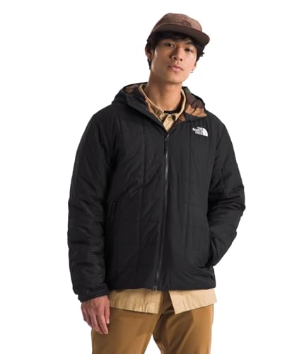 Image of THE NORTH FACE Men's Junction Insulated Hoodie | Water Resistant With Heatseeker Insulation, 3-piece Hood & Zip Pockets