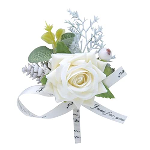Ramillete para Hombre, Broche para el Novio, Flores, Broche para el Ojal, ramilletes de Novia, Accesorios para Flores de Boda para Dama de Honor Cover