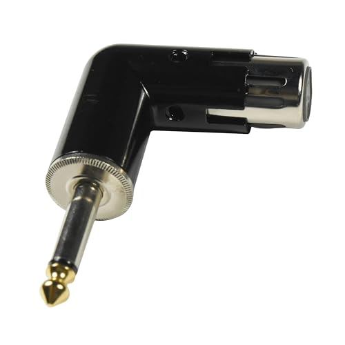 HQRP 3-Pin XLR Female to 1/4