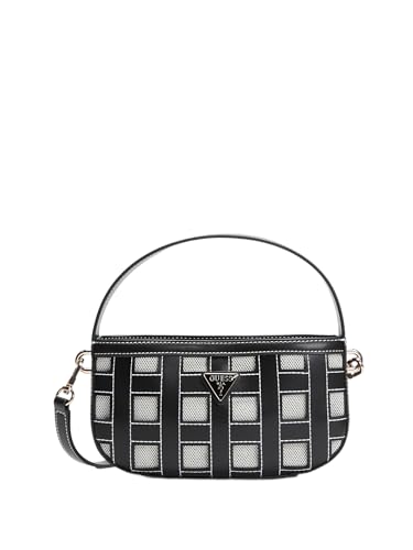 Sac à main bandoulière GUESS Frankie Mini Hobo Black petit format