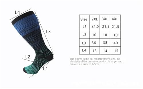 Everstride Compression Socks, Compression Socks for Women and Men Wide Calf Extra Knee High Traveling and Pregnant2