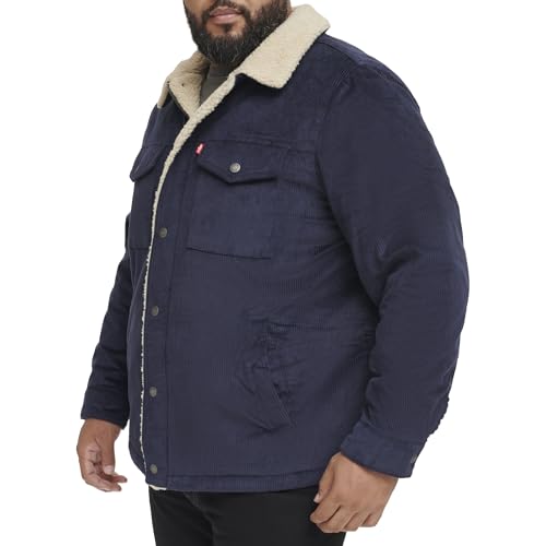 Image of Levi's Men's Corduroy Sherpa Lined Trucker Jacket (Regular & Big & Tall Sizes)
