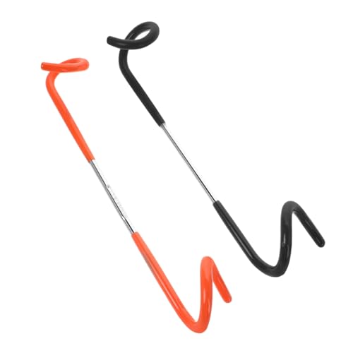 GALPADA Stainless Steel Hooks Camping Light Hangers for Outdoor Lantern Hooks S-Shape for Tent and Gear Black