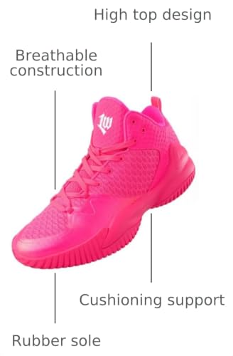 Image of PEAK High Top Mens Basketball Shoes Lou Williams Streetball Master Breathable Outdoor Sneakers Cushioning Shoes for Fitness