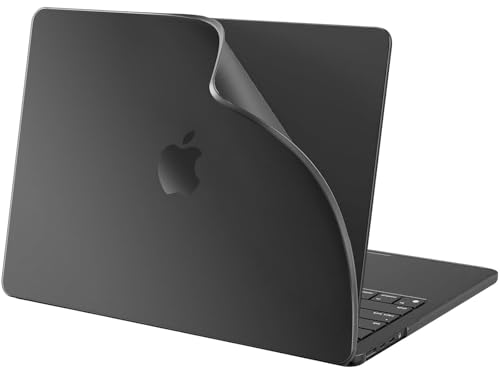 Image of BlueSwan Case Compatible for MacBook Pro 14 inch 2026 2025-2021 M5 M4 M3 M2 M1 Pro /Max,A3427 A3426 A3434 A3112 A3185 A2442,Anti-Scratch Flexible Protective Laptop Cover with Grippy Matte Texture,Black