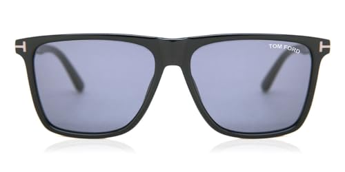 Tom Ford Sunglasses FT 0832 -N Fletcher 01A Shiny Black/Smoke Lenses