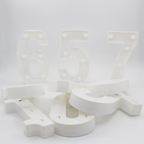 Image of H:7.88 inches Light Up Numbers 13 Sign for Party Decor, 13th Birthday Decorations for Girls, 13th Birthday Centerpieces Table Decorations for Boys