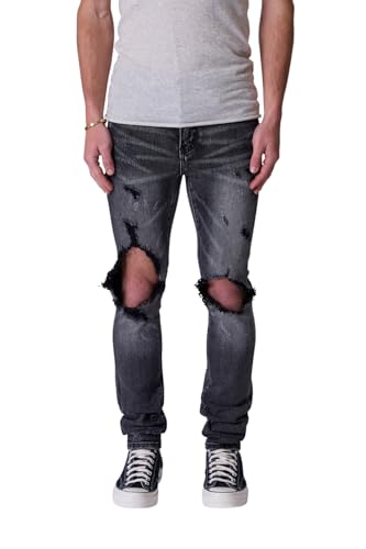 mnml Men's X738 Chewed Up Denim