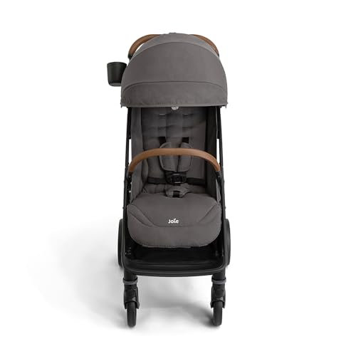 Image of Joie Nutmeg Lightweight Baby Stroller - One-Hand Easy Fold Pram, Infant Car Seat Compatible,5-Point Safety Harness from Birth to 22 kg