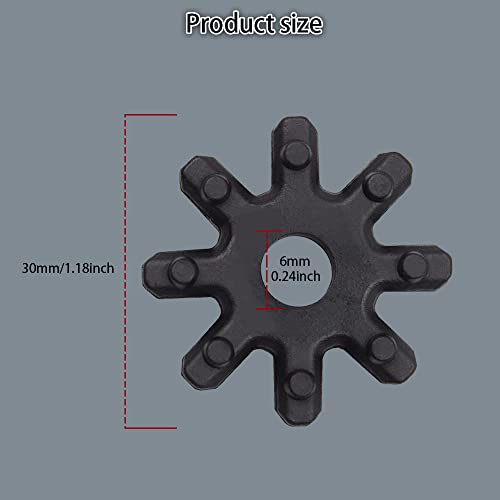 Haobo QP7057 2Pcs Flexible Steering Coupling Steering Column Motor, Flexible Steering Coupler Compatible thumb #1