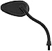 BikeMaster Black Xtreme Mini Teardrop Mirror, Right Reverse Thread 942013B