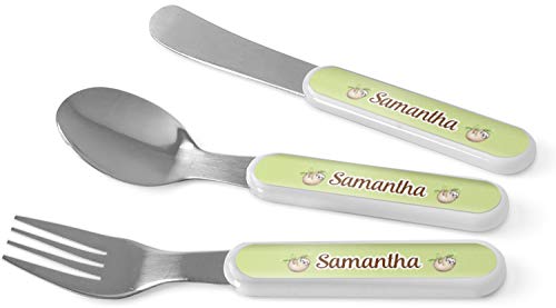 Personalized Sloth Kid's Flatware