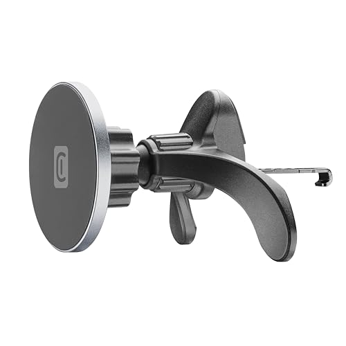 cellularline | Touch mag Air Vents Universal | Sujeción magnética para Smartphone de Coche a Las Rejillas de ventilación - Compatible con el Sistema MagSafe - Rotación 360