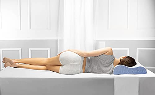 Livingful Premium Traagschuim Hoofdkussen • Hoofdkussen Nekklachten • Orthopedisch Traagschuim Hoofdkussen • Ergonomisch Hoofdkussen als Ideale Neksteun • Memory Foam Pillow • Slaapkussen • Kussen Tegen Slaap en Nekklachten • Voor Hoofd, Nek en Schouders • Medium • Comfort • Zacht • OEKO-TEX Standard100 (50x30x10cm) - Image 4