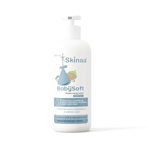 Skinaa BabySoft Moisturizing Lotion | Soften & Nourish Baby’s Skin with Avocado & Almond Oil | Gentle Care Lotion 250ml