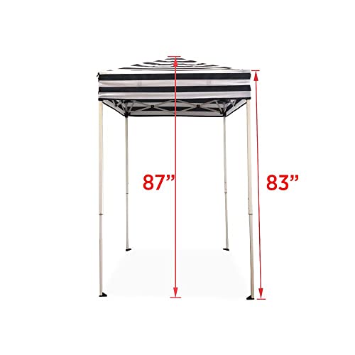 Impact Canopy 4' x 4' Portable Dressing Room, Navy Blue/White & ABCCANOPY Easy Canopy Weights, 4Pack (27LB)