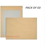 50x C5+ / A5+ Manilla Hard Board Back Envelopes - 238x163 mm - Cardboard Backed Please Do Not Bend Envelope with Peel & Seal Strip - Perfect for Mailing, Posting & Storing Important Documents - Image 3