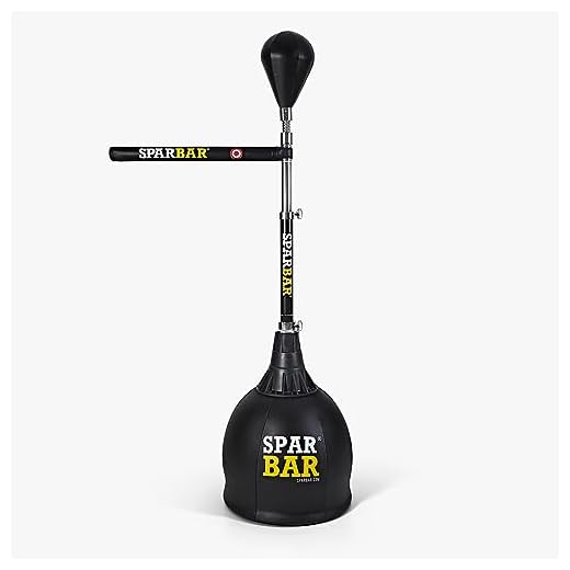 SPARBAR PRO 3X Boxing Sparring Partner - Cobra Reflex Bag Kit - Boxing Bag with Stand & Adjustable Height - Freestanding Workout Punching Ball Speed Bag