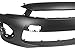 BUMPERS THAT DELIVER - Primered, Front Bumper Cover Fascia for 2016 2017 Mitsubishi Lancer w/Tow Hook 16 17, MI1000342