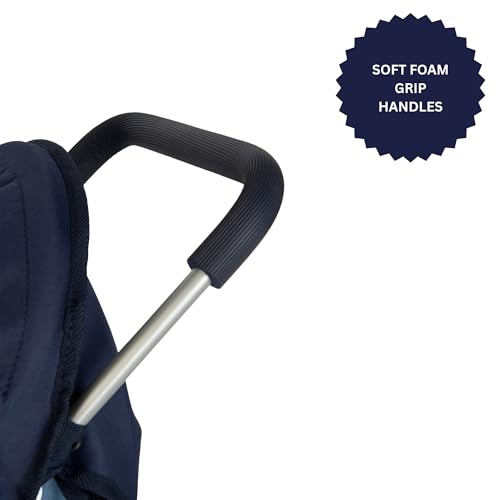 Dolly Tots Marineblauer Spielzeit-Puppenbuggy | Kinder-Puppenwagen mit abnehmbarem Spieltisch | Puppen-Stroller Spielzeug mit Schirm-Faltmechanismus | Rollenspiel-Puppenbuggy für Kinder | Ab 3 Jahren – Bild 5