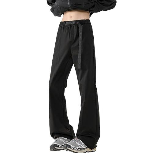 Pantalon streetwear homme bas cloche large et fluide pour look rétro