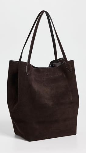 Bolso Shopper Oversized para Mujer en Ante Suave miniatura 4