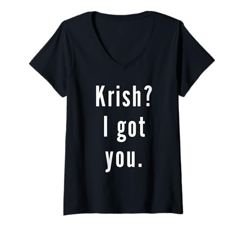 Mujer Krish? Te tengo. Camiseta Cuello V