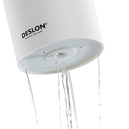 DESLON Modern Universal Knife Block Holder,Knife Holder Countertop Storage, Space Saver Knife Storage, Detachable for Easy Cleaning and Drying, Unique Design Slot to Keep Blade Sharp