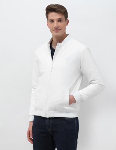 Image of U.S.Polo Association Men's Solid Regular Fit Bomber Jacket