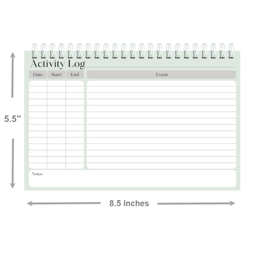 Activity Log Book & Time Tracker