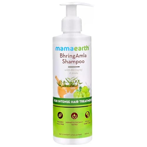 Mamaearth BhringAmla Shampoo for dry & frizzy hair with Bhringraj...