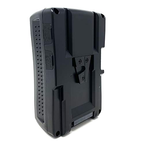Wasabi Power V-Mount Battery (14.4V, 13200Mah, 195Wh) And V-Mount Battery Charger With D-Tap For Sony Video Camera Camcorder, Broadcast Led Light, And Any Other Compatible Video Camera Camcorder #TOP2