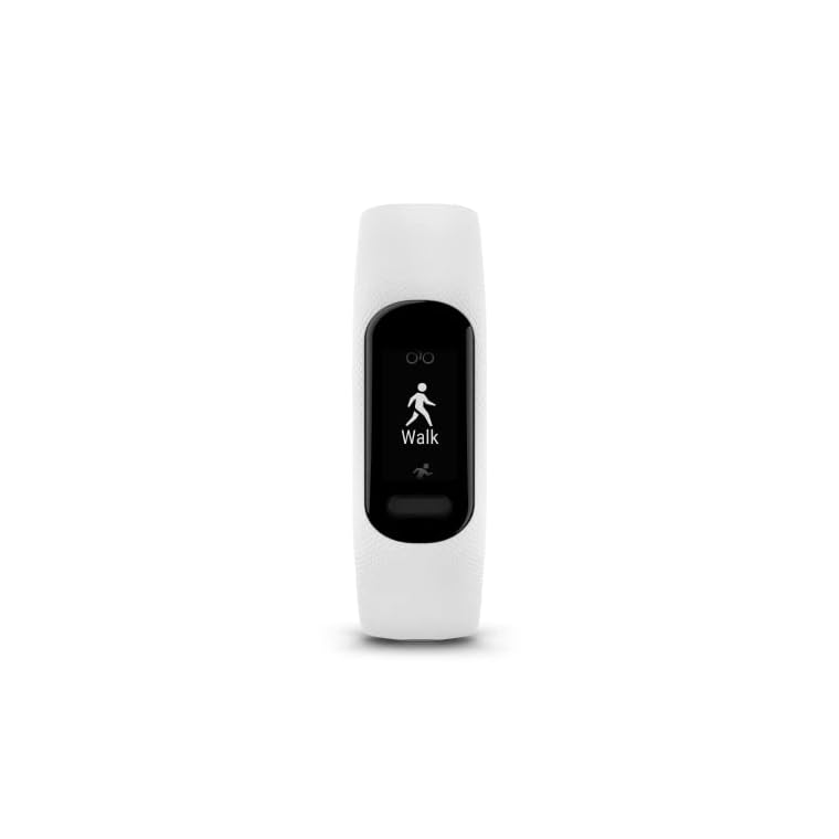 Garmin vÃ­vosmartÂ® 5, Fitness Tracker, Long-Lasting Battery, Simple Design, White - Image 5